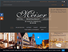 Tablet Screenshot of meisers-cafe.de